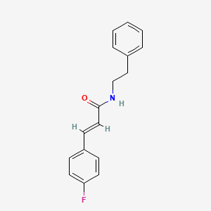 (2E)-3-(4-fluorophenyl)-N-(2-phenylethyl)prop-2-enamide