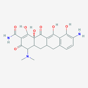 (12aR)-9-amino-4-(dimethylamino)-1,10,11,12a-tetrahydroxy-3,12-dioxo-4a,5,5a,6-tetrahydro-4H-tetracene-2-carboxamide