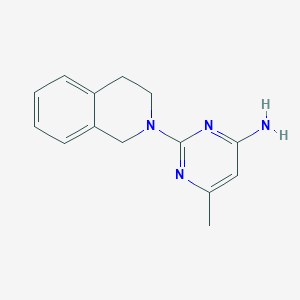 2-(3,4-dihydroisoquinolin-2(1H)-yl)-6-methylpyrimidin-4-amine