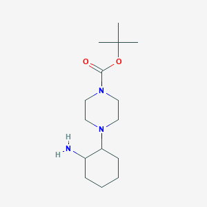 Tert-butyl 4-(2-aminocyclohexyl)piperazine-1-carboxylate