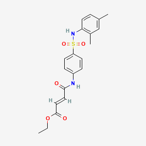 ethyl (2E)-4-({4-[(2,4-dimethylphenyl)sulfamoyl]phenyl}amino)-4-oxobut-2-enoate