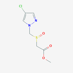 methyl {[(4-chloro-1H-pyrazol-1-yl)methyl]sulfinyl}acetate