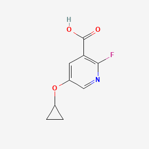 5-Cyclopropoxy-2-fluoronicotinic acid