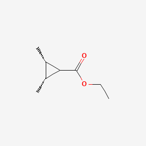 molecular formula C8H14O2 B15510301 Rel-ethyl (2R,3S)-2,3-dimethylcyclopropane-1-carboxylate 