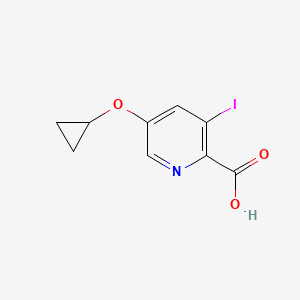 5-Cyclopropoxy-3-iodopicolinic acid