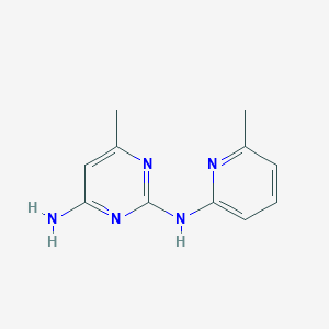 6-methyl-N~2~-(6-methylpyridin-2-yl)pyrimidine-2,4-diamine