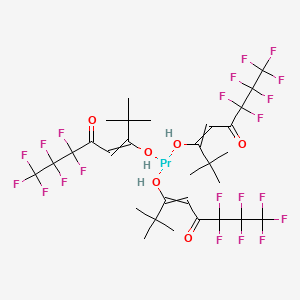 Tris(6,6,7,7,8,8,8-heptafluoro-2,2-dimethyl-3,5-octanedionato)praseodymium(III)