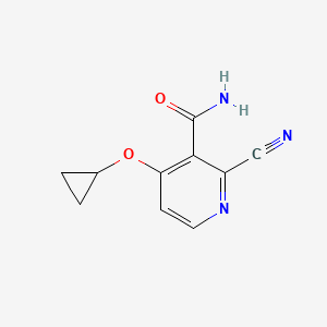 2-Cyano-4-cyclopropoxynicotinamide