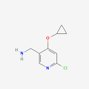 (6-Chloro-4-cyclopropoxypyridin-3-YL)methanamine