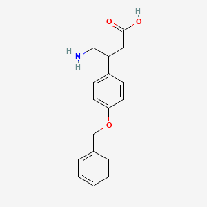 (S)-4-Amino-3-(4-(benzyloxy)phenyl)butanoic acid