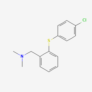 Benzenemethanamine, 2-[(4-chlorophenyl)thio]-N,N-dimethyl-