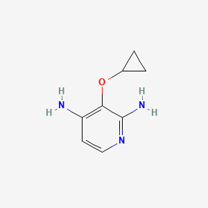 3-Cyclopropoxypyridine-2,4-diamine