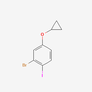 2-Bromo-4-cyclopropoxy-1-iodobenzene