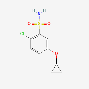 2-Chloro-5-cyclopropoxybenzenesulfonamide