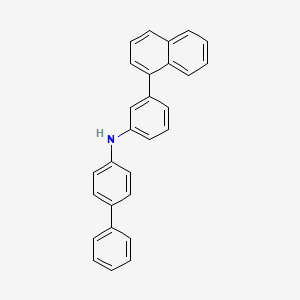 N-[3-(1-Naphthalenyl)phenyl]-[1,1'-Biphenyl]-4-amine