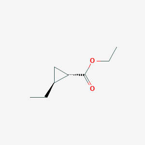 molecular formula C8H14O2 B15511023 Ethyl (1S,2S)-2-ethylcyclopropane-1-carboxylate 