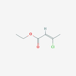 molecular formula C6H9ClO2 B15511104 Ethyl 3-chlorobut-2-enoate 