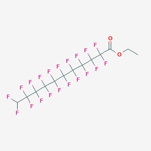 molecular formula C13H6F20O2 B155114 Ethyl 11H-perfluoroundecanoate CAS No. 1649-56-5