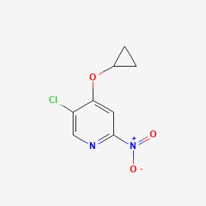 5-Chloro-4-cyclopropoxy-2-nitropyridine