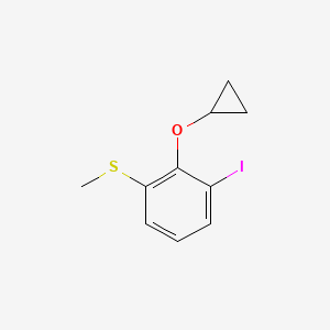 (2-Cyclopropoxy-3-iodophenyl)(methyl)sulfane