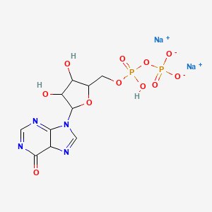 molecular formula C10H12N4Na2O11P2 B15511486 Inosine-5\'-diphosphoric acid disodium salt 