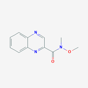 N-methoxy-N-methylquinoxaline-2-carboxamide