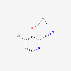 4-Chloro-3-cyclopropoxypicolinonitrile