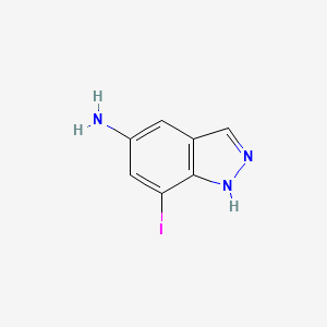 7-Iodo-1H-indazol-5-amine