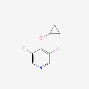 4-Cyclopropoxy-3-fluoro-5-iodopyridine