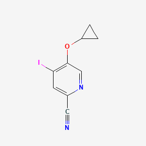 5-Cyclopropoxy-4-iodopicolinonitrile