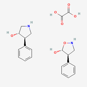 (3S,4R)-4-Phenylpyrrolidin-3-ol (4R,5R)-4-phenylisoxazolidin-5-ol oxalate