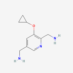 (3-Cyclopropoxypyridine-2,5-diyl)dimethanamine