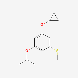 (3-Cyclopropoxy-5-isopropoxyphenyl)(methyl)sulfane