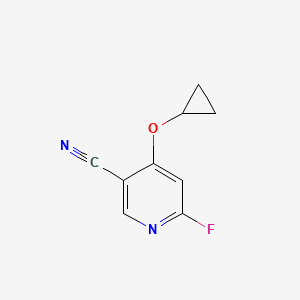 4-Cyclopropoxy-6-fluoronicotinonitrile