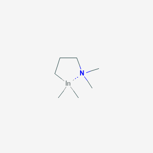 molecular formula C7H18InN B15512188 DimethylAminopropyl-Dimethyl Indium CAS No. 120441-92-1