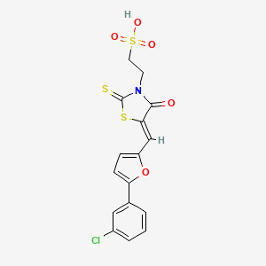 molecular formula C16H12ClNO5S3 B15512201 Sortin2 