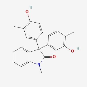 3-(3-hydroxy-4-methylphenyl)-3-(4-hydroxy-3-methylphenyl)-1-methyl-1,3-dihydro-2H-indol-2-one