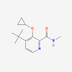 4-Tert-butyl-3-cyclopropoxy-N-methylpicolinamide