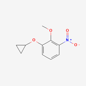 1-Cyclopropoxy-2-methoxy-3-nitrobenzene