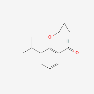 2-Cyclopropoxy-3-isopropylbenzaldehyde