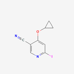 4-Cyclopropoxy-6-iodonicotinonitrile