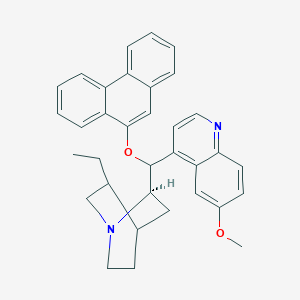 4-[[(2R)-5-ethyl-1-azabicyclo[2.2.2]octan-2-yl]-phenanthren-9-yloxymethyl]-6-methoxyquinoline