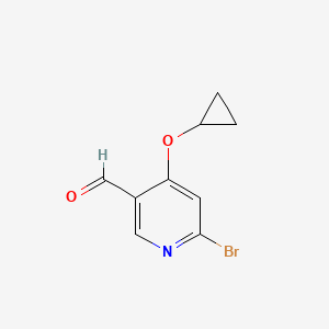 6-Bromo-4-cyclopropoxynicotinaldehyde