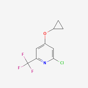 2-Chloro-4-cyclopropoxy-6-(trifluoromethyl)pyridine