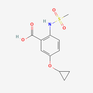 5-Cyclopropoxy-2-(methylsulfonamido)benzoic acid