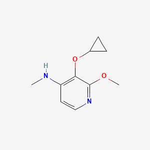 3-Cyclopropoxy-2-methoxy-N-methylpyridin-4-amine