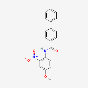 N-(4-methoxy-2-nitrophenyl)biphenyl-4-carboxamide