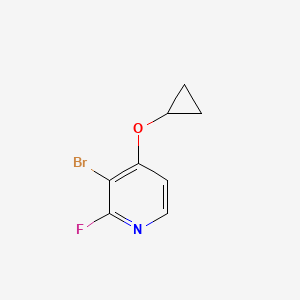 3-Bromo-4-cyclopropoxy-2-fluoropyridine