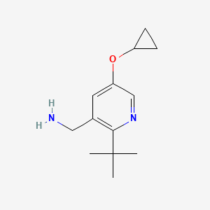 (2-Tert-butyl-5-cyclopropoxypyridin-3-YL)methanamine