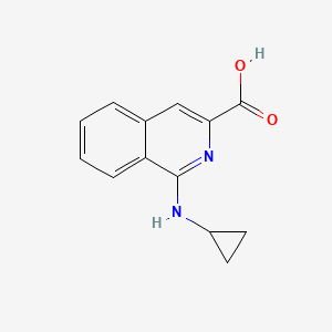 1-(Cyclopropylamino)isoquinoline-3-carboxylic acid